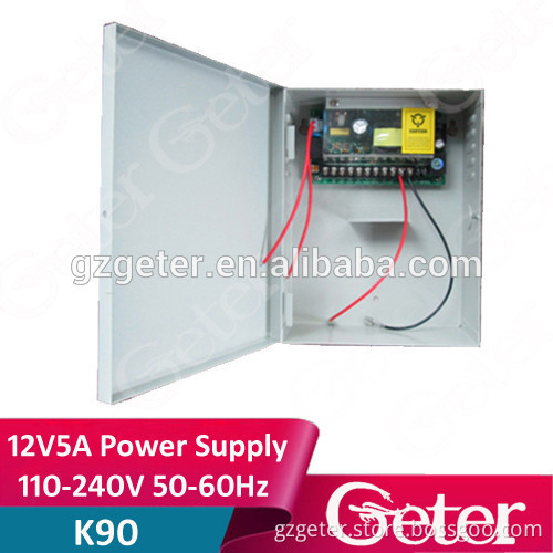 110V-240V 50-60HZ Power Supply for access control system (Can contains battery)